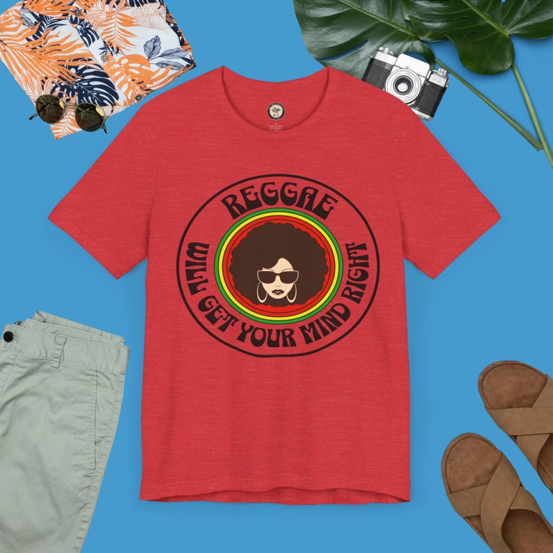 Chill Reggae Vibes: Reggae Music Lover Tee for a Mind-Boosting Experience; Sharp Image Design