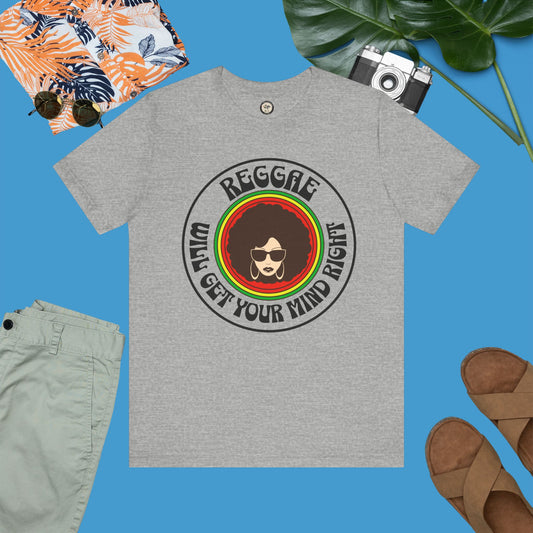Chill Reggae Vibes: Reggae Music Lover Tee for a Mind-Boosting Experience; Sharp Image Design
