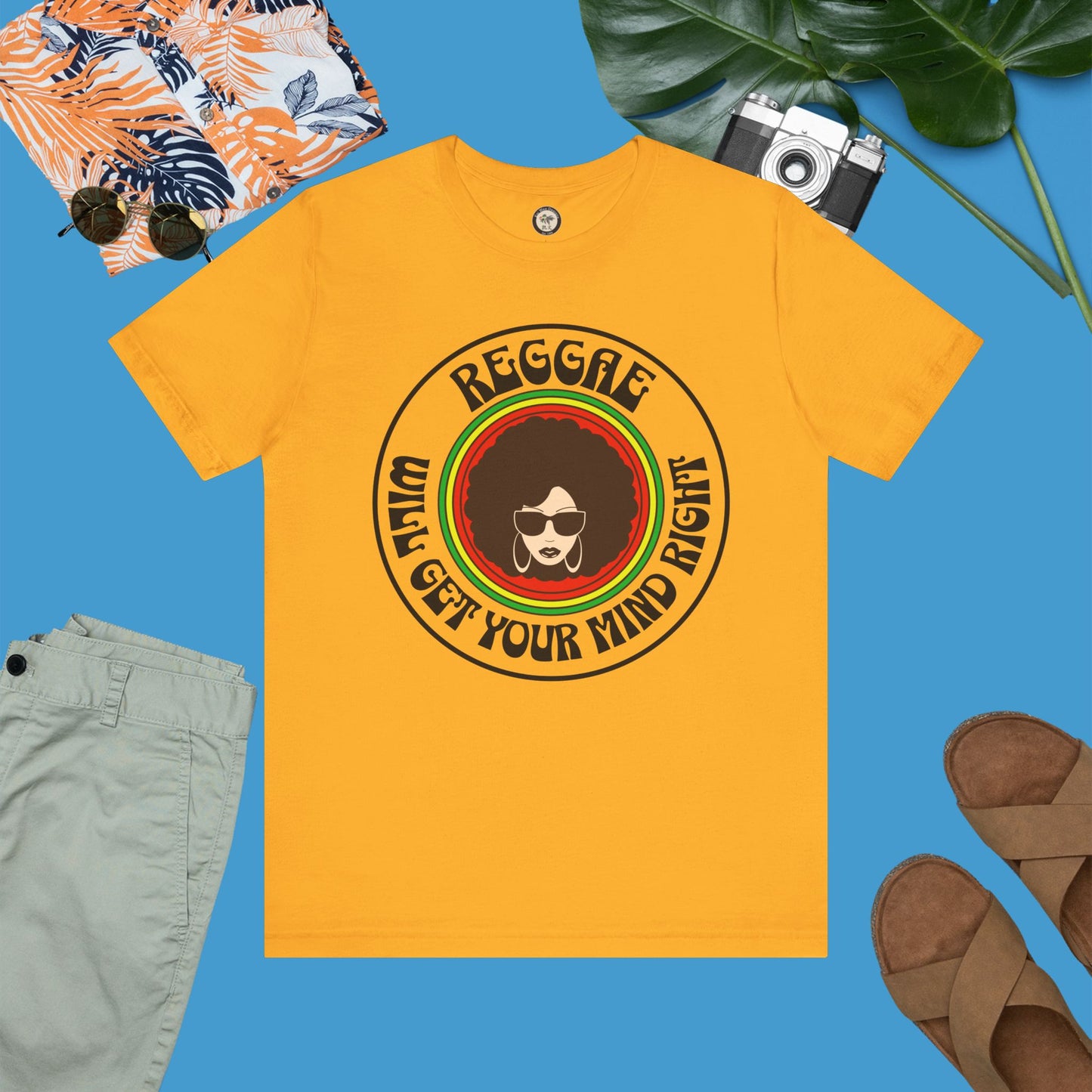 Chill Reggae Vibes: Reggae Music Lover Tee for a Mind-Boosting Experience; Sharp Image Design