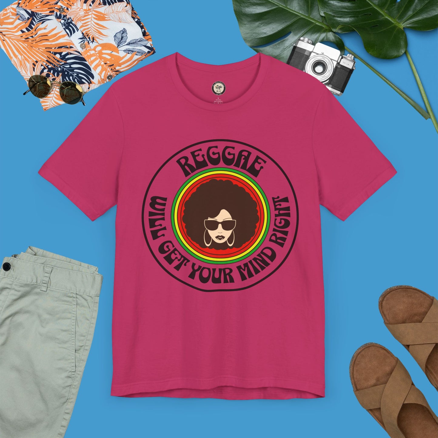 Chill Reggae Vibes: Reggae Music Lover Tee for a Mind-Boosting Experience; Sharp Image Design