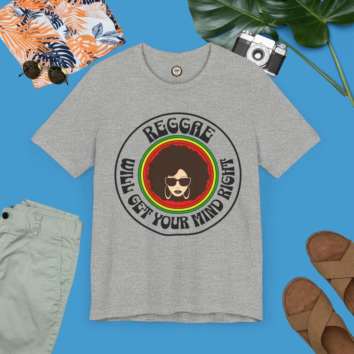 Chill Reggae Vibes: Reggae Music Lover Tee for a Mind-Boosting Experience; Sharp Image Design