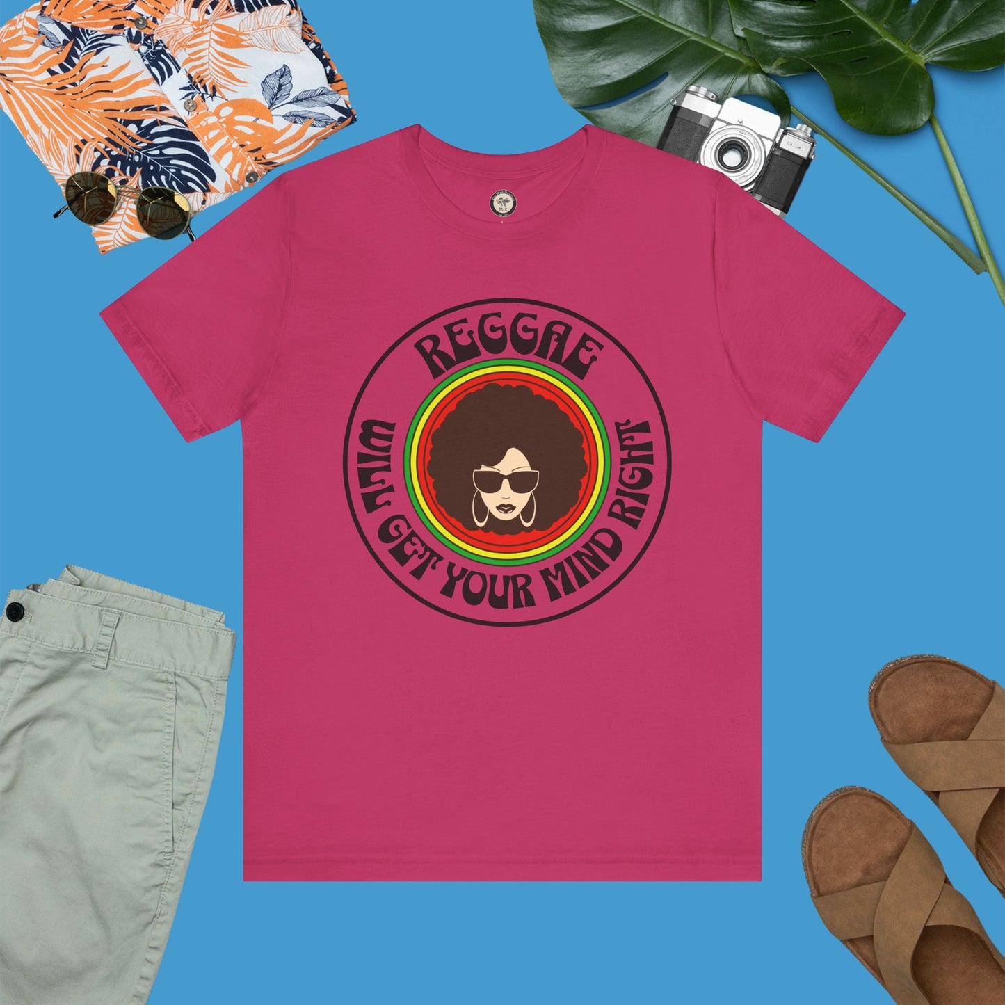 Chill Reggae Vibes: Reggae Music Lover Tee for a Mind-Boosting Experience; Sharp Image Design