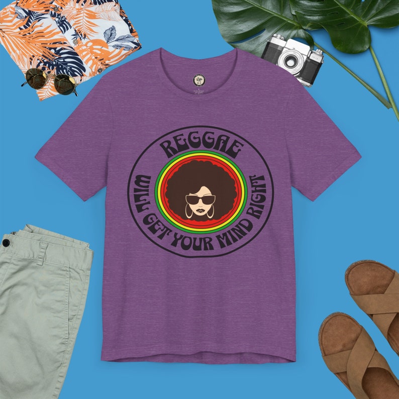 Chill Reggae Vibes: Reggae Music Lover Tee for a Mind-Boosting Experience; Sharp Image Design