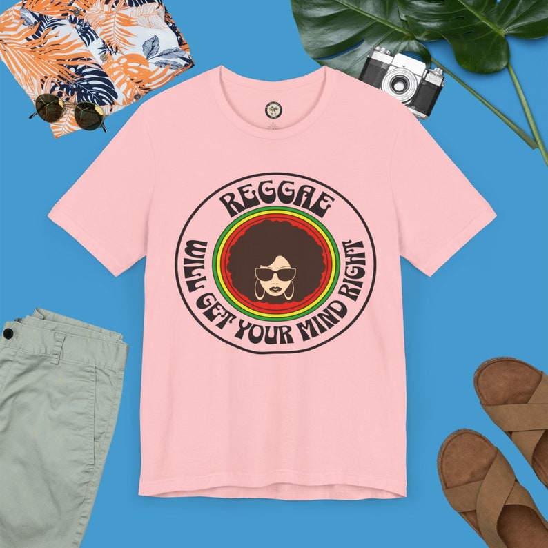 Chill Reggae Vibes: Reggae Music Lover Tee for a Mind-Boosting Experience; Sharp Image Design