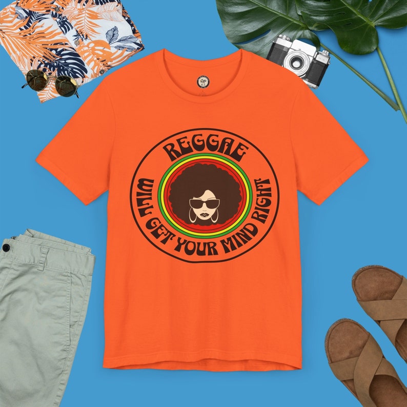 Chill Reggae Vibes: Reggae Music Lover Tee for a Mind-Boosting Experience; Sharp Image Design